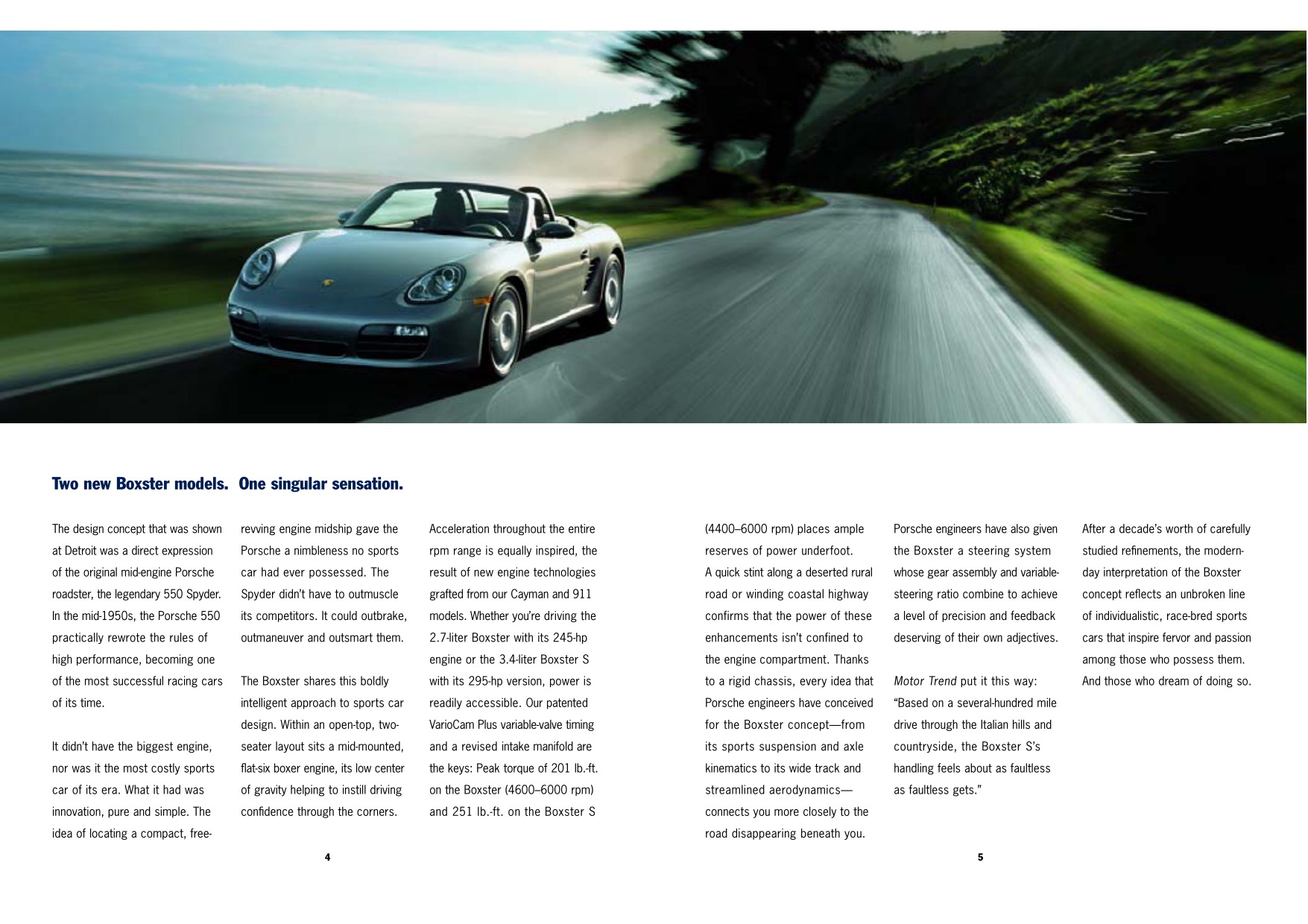 2007 Porsche Boxster Brochure Page 32